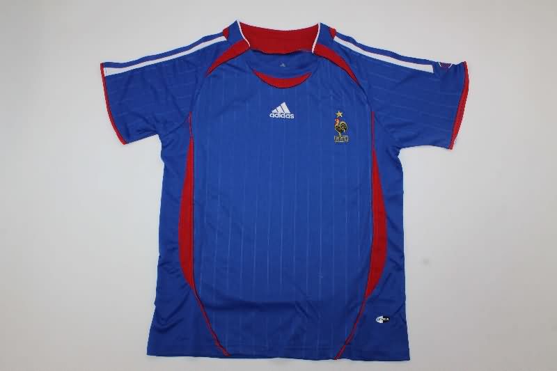 Kids France 2006 Home Soccer Jersey And Shorts