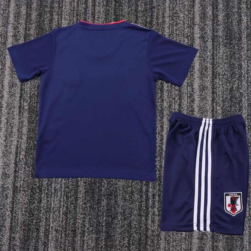 Kids Japan 2018 Home Soccer Jersey And Shorts