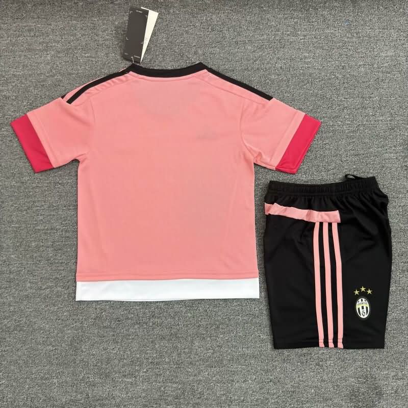 Kids Juventus 2015/16 Away Soccer Jersey And Shorts