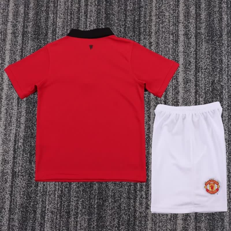 Kids Manchester United 2013/14 Home Soccer Jersey And Shorts