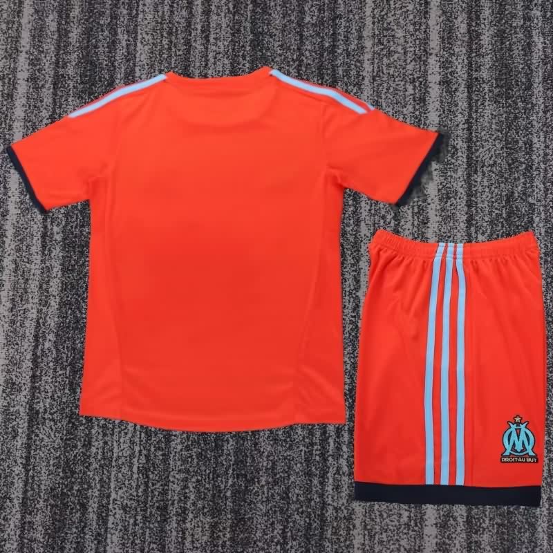 Kids Marseilles 2011/12 Away Soccer Jersey And Shorts
