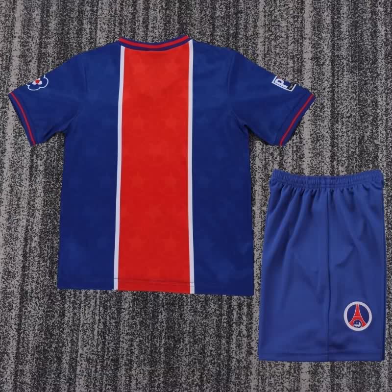 Kids Paris St German 1995/96 Home Soccer Jersey And Shorts