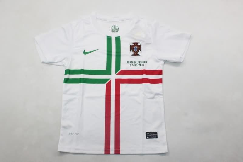 Kids Portugal 2012 Away Soccer Jersey And Shorts