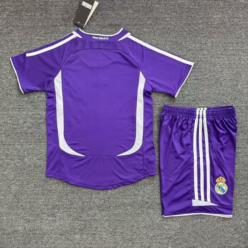 Kids Real Madrid 2006/07 Third Soccer Jersey And Shorts