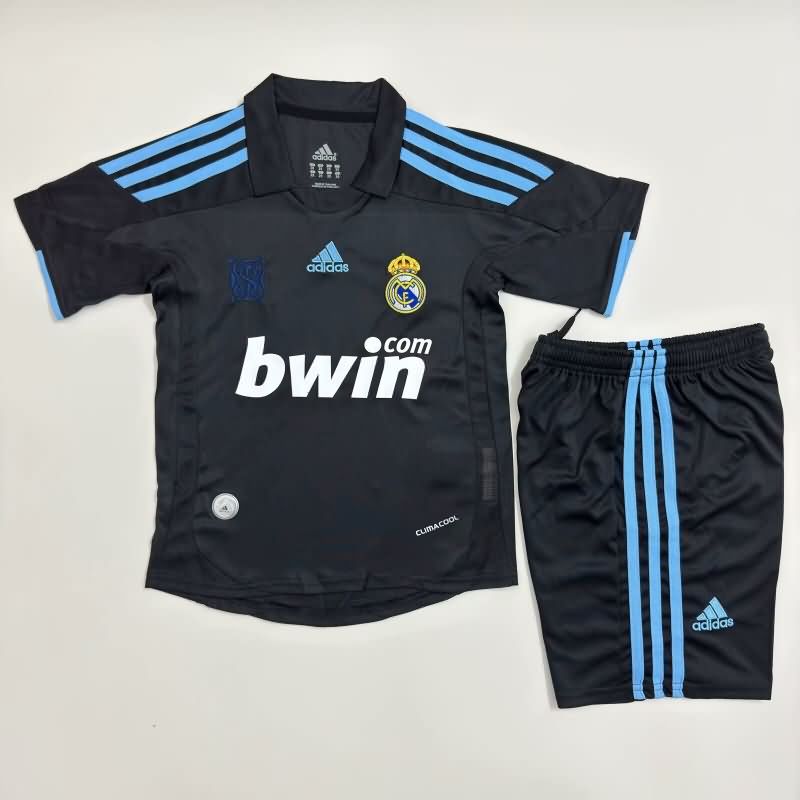 Kids Real Madrid 2009/10 Away Soccer Jersey And Shorts
