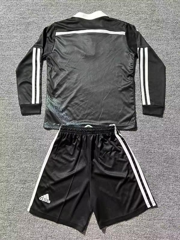 Kids Real Madrid 2014/15 Third Long Sleeve Soccer Jersey And Shorts