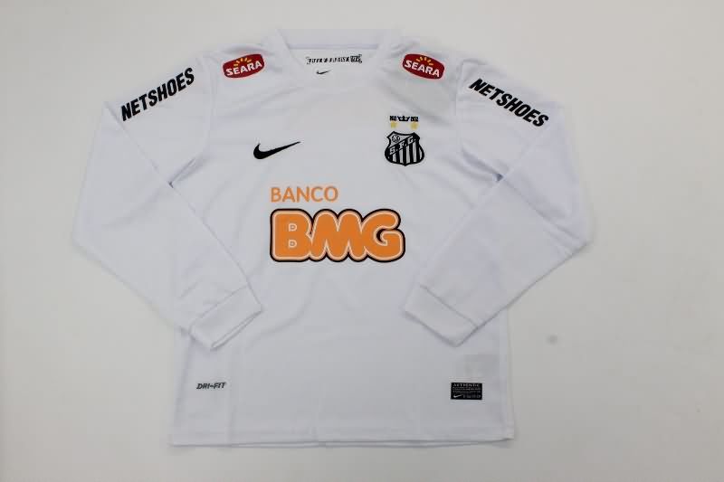 Kids Santos Soccer Jersey Home Long Sleeve Replica 2011/12