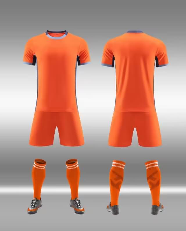 Kids Blank Soccer Team Uniforms 027