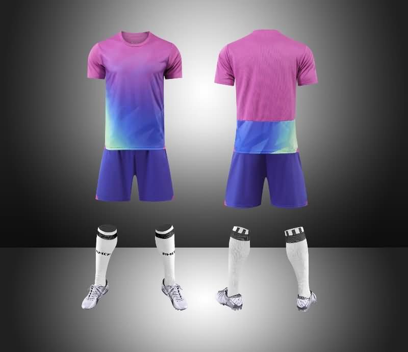 Kids Blank Soccer Team Uniforms 042